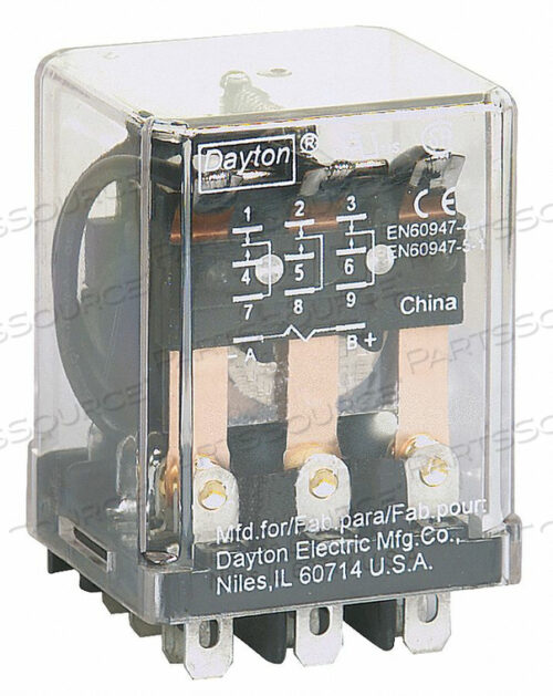 OEM#: 5YP98H7986 РЕЛЕ ГЕНЕРАТОРА 11-КОНТАКТНОЕ КВАДРАТНОЕ 120 В ПЕРЕМЕННОГО ТОКА от DAYTON ELECTRIC MANUFACTURING CO