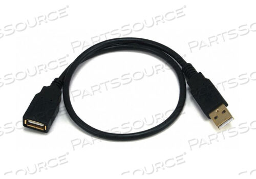 OEM#: 5431USB 2.0 УДЛИНИТЕЛЬНЫЙ КАБЕЛЬ 1-1/2 ФУТА ДЛИНА ЧЕРНЫЙ от Monoprice, Inc.