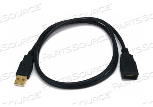OEM#: 5432USB 2.0 УДЛИНИТЕЛЬНЫЙ КАБЕЛЬ 3 ФУТА ДЛИНА ЧЕРНЫЙ от Monoprice, Inc.
