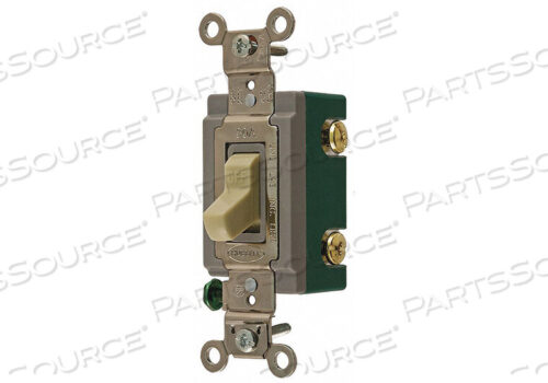 OEM#: HBL3032IWALL SWTCH 2-POL 120/277V 30A IVRY TOGGL от Hubbell Incorporated, Wiring Device-Kellums