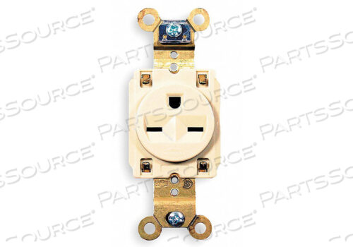 OEM#: HBL5661IROSEPTACLE SINGLE 15A 6-15R 250V IVORY от Hubbell Incorporated, Wiring Device-Kellums