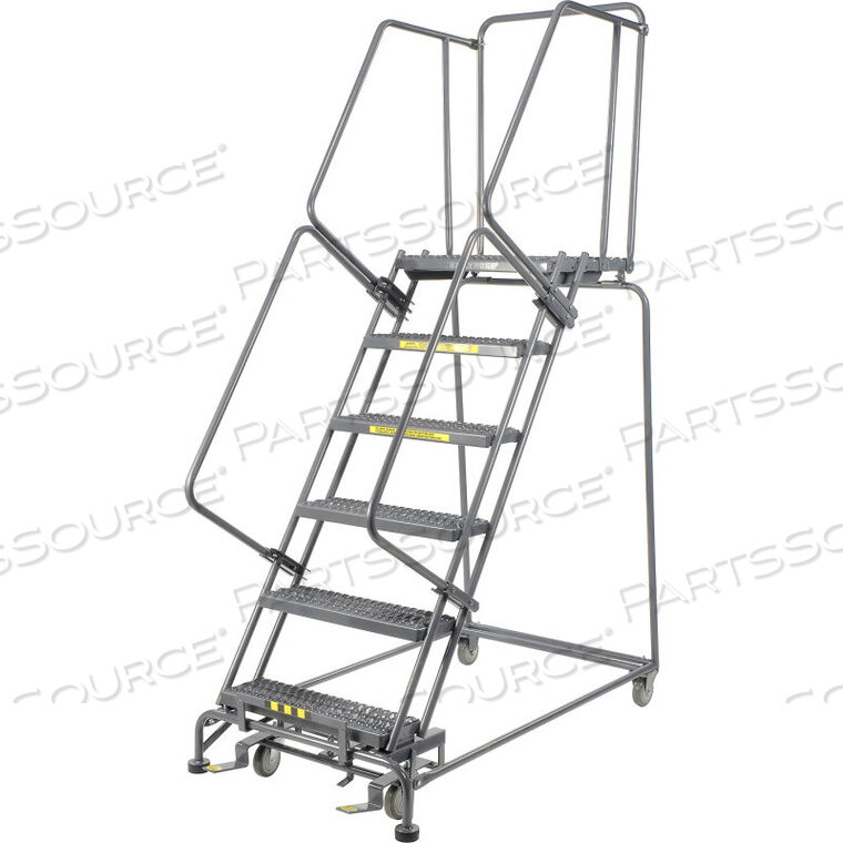 OEM#: FS063021GGRIP 24W 6-ступенчатая стальная передвижная лестница 21D с верхней ступенькой и замком типа B от Ballymore