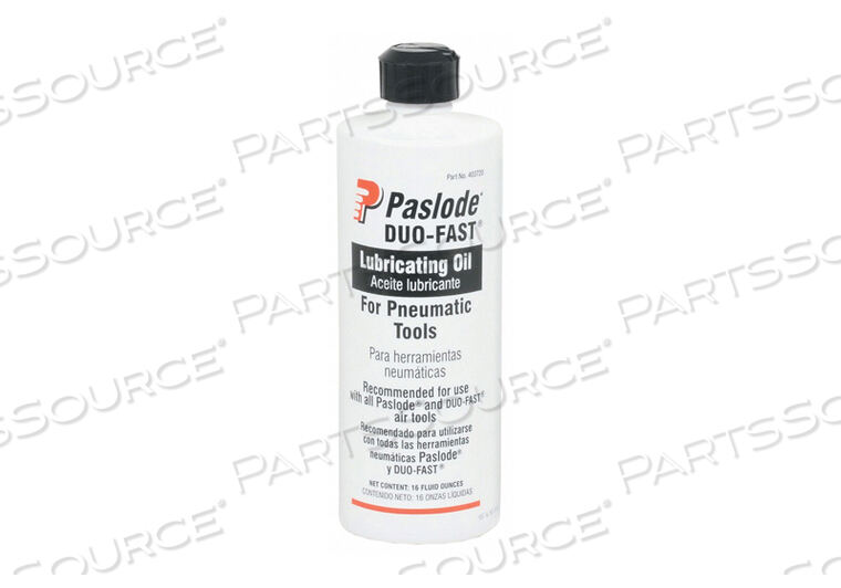 OEM#: 403720БУТЫЛКА МАСЛА ДЛЯ ВОЗДУШНОГО ИНСТРУМЕНТА ОБЪЕМОМ 16 УНЦИЙ от Paslode