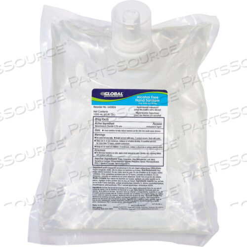 OEM#: 68250GLOINSTANT ДЕЗИНФИЦИРУЮЩЕЕ СРЕДСТВО ДЛЯ РУК БЕЗ СПИРТА 1200 МЛ СМЕННЫЙ БЛОК ПЕНЫ - 6 БЛОКОВ/КОРОБКА от Kutol Products