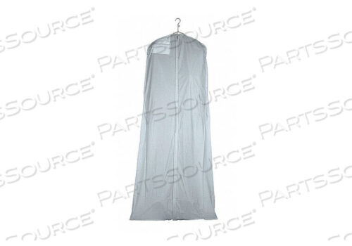 OEM#: W7224/36 X 72, 3 GAUGE VINYL TAFFETA W/ HANGING POCKET & ZIPPER - WHITE by Econoco