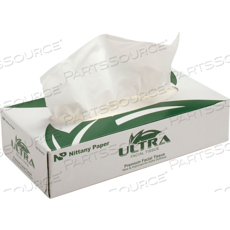 OEM#: 5701ULTRA FACIAL TISSUE FLAT BOX - 100 ЛИСТОВ/КОРОБКА, 30 КОРОБОК/КОРОБКА от Nittany Paper Mills Inc.