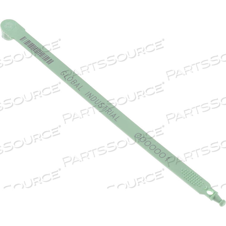 OEM#: PTS13535ПЛАСТИКОВАЯ ПЛОМБА ДЛЯ ГРУЗОВИКА ФИКСИРОВАННОЙ ДЛИНЫ, 7,5 ЗЕЛЕНАЯ, УСИЛИЕ ТЯГИ 60 ФУНТОВ, 100 ШТ./УПАКОВКА от Cambridge Security Seals LLC