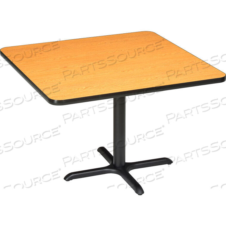 OEM#: CTXB36QOKINTERION РЕСТОРАННЫЙ И ОБЕДЕННЫЙ СТОЛ КВАДРАТНЫЙ, 36ДX36ШXВ, ДУБ от National Public Seating