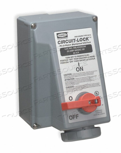 OEM#: HBL430MI5WRECEPTACLE 30 A 600 V от Hubbell Incorporated, Wiring Device-Kellums
