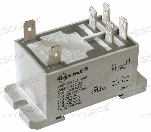 OEM#: 92S7A22D-24AH8140 ЗАКРЫТОЕ РЕЛЕ ПИТАНИЯ 6-КОНТАКТНОЕ 24 В ПЕРЕМЕННОГО ТОКА DPST-NO от APC / American Power Conversion