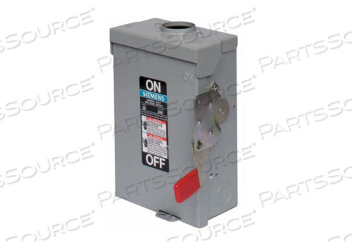 OEM#: GF323NRАВАРИЙНЫЙ ВЫКЛЮЧАТЕЛЬ 240 В переменного тока 3PST 100 AMPS AC от Siemens
