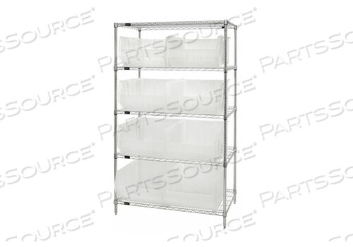 OEM#: WR5-955CLBIN СТЕЛЛАЖ 74 ОБЩАЯ ВЫСОТА 8 ЯЩИКОВ ЧИСТЫЙ от Quantum Storage Systems