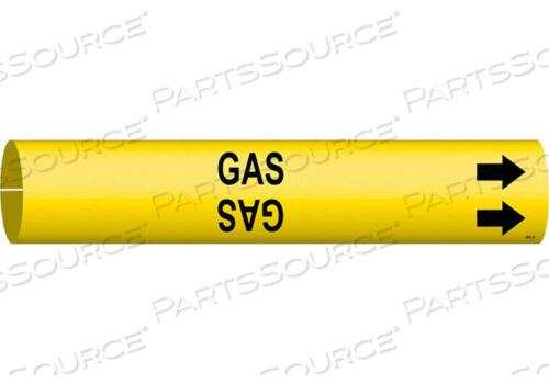 OEM#: 4067-BPIPE MARKER GAS YELLOW 1-1/2 TO 2-3/8 IN от Brady Americas