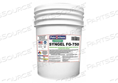 OEM#: FOODSAFE SYNGEL FG-750-005ПИЩЕВАЯ СИНТЕТИЧЕСКАЯ ВЫСОКОТЕМПЕРАТУРНАЯ СМАЗКА от Petrochem
