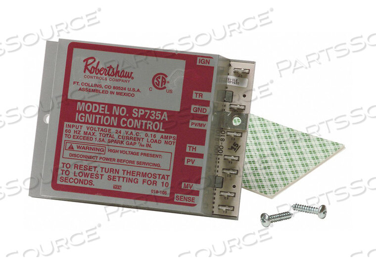 OEM#: 780-735БЛОКИРОВКА МОДУЛЬ ЗАЖИГАНИЯ, 60 СЕК. от Robertshaw