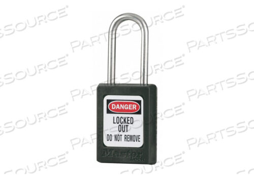 OEM#: S33BLKTТЕРМОПЛАСТИКОВЫЙ ZENEX SNAP LOCK БЕЗОПАСНЫЙ НАВЕСНОЙ ЗАМОК 1-3/8W X 1-1/2H ЧЕРНЫЙ от Master Lock