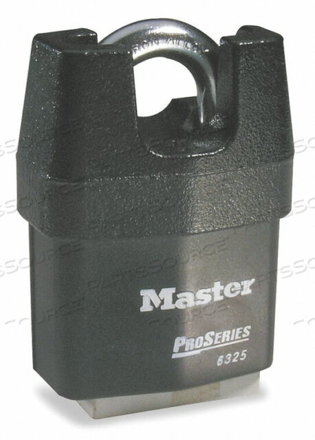 OEM#: 6327KAKEYED НАВЕСНОЙ ЗАМОК 7/8 В ПРЯМОУГОЛЬНИК ЧЕРНЫЙ от Master Lock