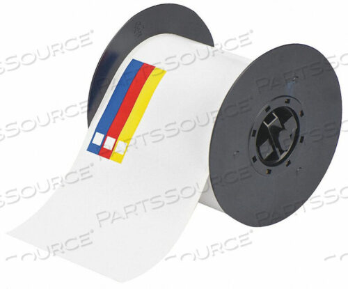 OEM#: B30-263-595-CBRTK ЭТИКЕТКА КРАСНАЯ/ЖЕЛТАЯ/СИНЯЯ/БЕЛАЯ 6 ДЮЙМОВ от Brady Americas