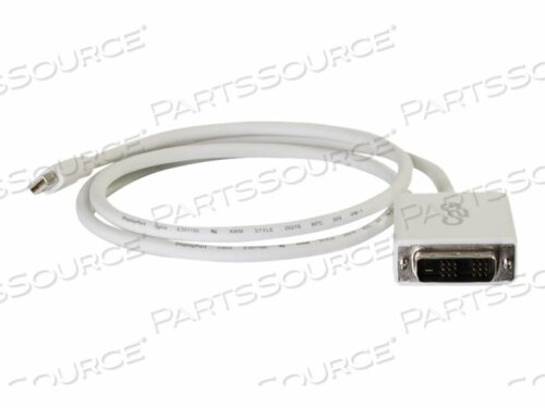 OEM#: 543373FT MINI DISPLAYPORT DVI-D SINGLE LINK MALE/MALE ЭКРАНИРОВАННЫЙ КАБЕЛЬ-АДАПТЕР - БЕЛЫЙ от Legrand AV (C2G)