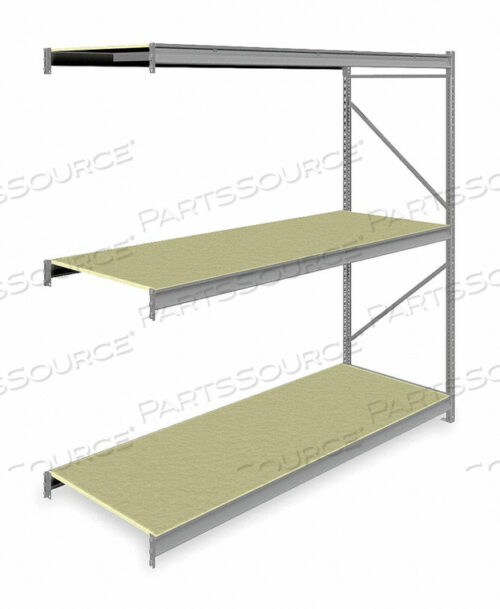 OEM#: 6940BULK RACK ADD-ON 96 H 96 W 36 D GRAY by Tennsco Corp.