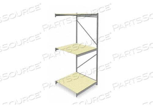 OEM#: 6940BULK RACK ADD-ON 120 H 48 W 48 D GRAY by Tennsco Corp.