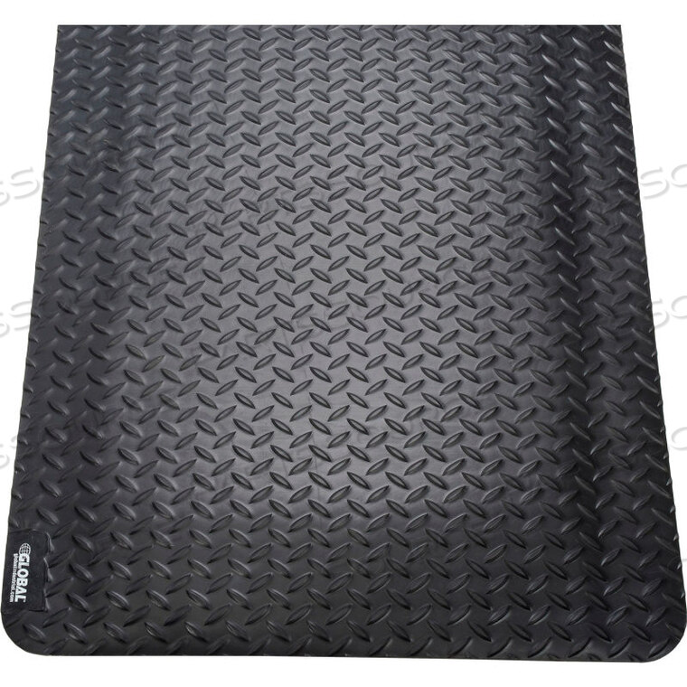 OEM#: 48721516BDIAMOND PLATE ERGONOMIC MAT 15/16 THICK 4 X 6 BLACK от Taicang All Mats Plastic Ind