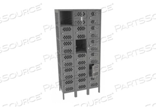 OEM#: VBL6-1218-3MED GRAYBOX LOCKR ВЕНТИЛИРУЕМЫЙ 3 ШИРИНЫ 6 ЯРУСНЫЙ СЕРЫЙ от Tennsco Corp.