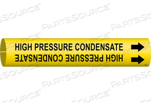 OEM#: 4076-APIPE MARKER HIGH PRESSURE CONDENSATE YEL от Brady Americas