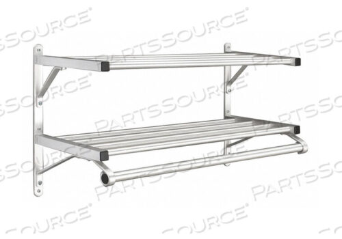 OEM#: 502-24SACOAT RACK 2 SHELVES 24 ДЮЙМА W SATIN ALUM от Glaro Products Inc