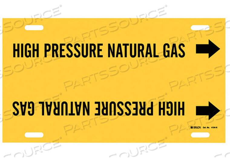 OEM#: 4194-HPIPE MARKER ВЫСОКОГО ДАВЛЕНИЯ ПРИРОДНЫЙ ГАЗ Y от Brady Americas