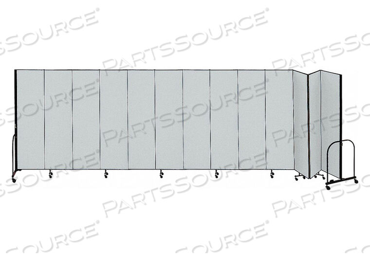 OEM#: CFSL6813-DGF1909 ПЕРЕГОРОДКА 24 ФУТА 1 ДЮЙМ Ш X 6 ФУТОВ 8 ДЮЙМОВ В СЕРЫЙ от Screenflex