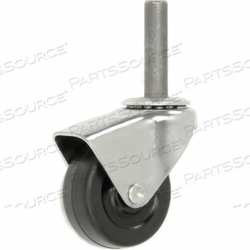 OEM#: S7224372SRHOODED TYPE SERIES CHAIR CASTER WITH SOFT RUBBER WHEEL - STEM TYPE B by Algood Casters Limited