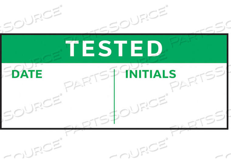 OEM#: Y235787ЭТИКЕТКА КОНТРОЛЯ КАЧЕСТВА 5/8 ДЮЙМА H PK350 от Electromark