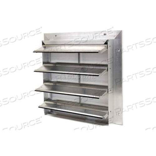 OEM#: EAS-MF 12ALUMINUM WALL EXHAUST SHUTTER, REAR FLANGE 12 by Air Conditioning Products Company