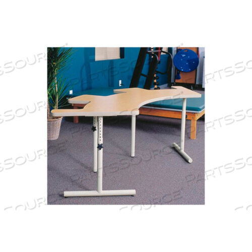 РЕГУЛИРУЕМЫЙ РУЧКОЙ КОМФОРТНЫЙ ИЗГИБ СТОЛ THERASHAPE - 85 Д X 38 Ш КЛЕН