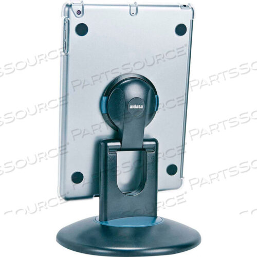 OEM#: ISP103CBDSPINSTATION ДЛЯ IPAD AIR 1, ПРОЗРАЧНЫЙ ЧЕХОЛ С ЧЕРНО-СЕРЫМ ОСНОВАНИЕМ от Aidata