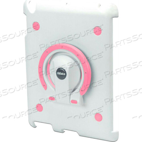 OEM#: ISP202WPSPINSTAND МНОГОФУНКЦИОНАЛЬНАЯ ПОДСТАВКА ДЛЯ IPAD 2, БЕЛЫЙ КОРПУС С БЕЛО-РОЗОВЫМ КОЛЬЦОМ от Aidata