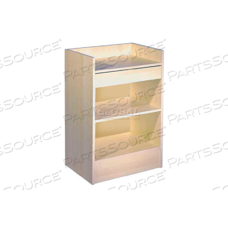 OEM#: SCRCMCASH REGISTER STAND, MAPLE by Amko Displays LLC