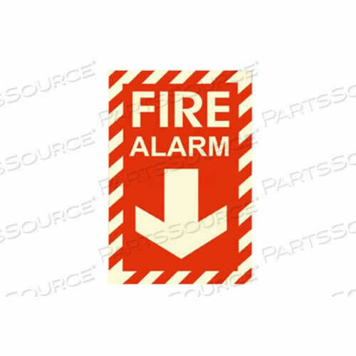 OEM#: 600064ЗНАК ПОЖАРНОЙ СИГНАЛИЗАЦИИ ФОТОЛЮМИНЕСЦЕНТНЫЙ, ЖЕСТКИЙ ПВХ, НЕКЛЕЙКИЙ, American Permalight Inc.