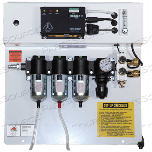 ПАНЕЛЬ ВОЗДУХА ДЛЯ ДЫХАНИЯ 50 КУБ. ФУТОВ/МИН. КЛАССА D, 4 ВЫХОДА, ШТАТ ШРЕЙДЕРА, BB50-COPM