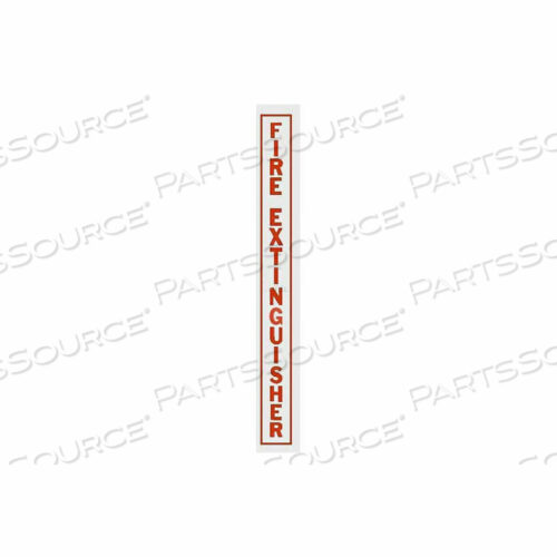 OEM#: LDVRFEFIRE ОГНЕТУШИТЕЛЬ ВЕРТИКАЛЬНАЯ НАКЛЕЙКА FE НА ПРОЗРАЧНОЙ ПЛЕНКЕ, КРАСНАЯ от Activar Construction Products Group