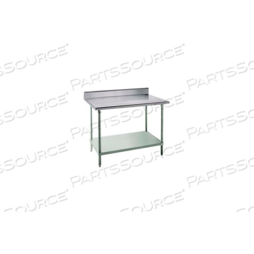 ВЕРСТАК С НИЖНЕЙ ПОЛКОЙ, 16 GA. 304 СЕРИЯ НЕРЖАВЕЮЩАЯ, 5 ФАРТИКУЛОВ, 60 Ш X 24 Г