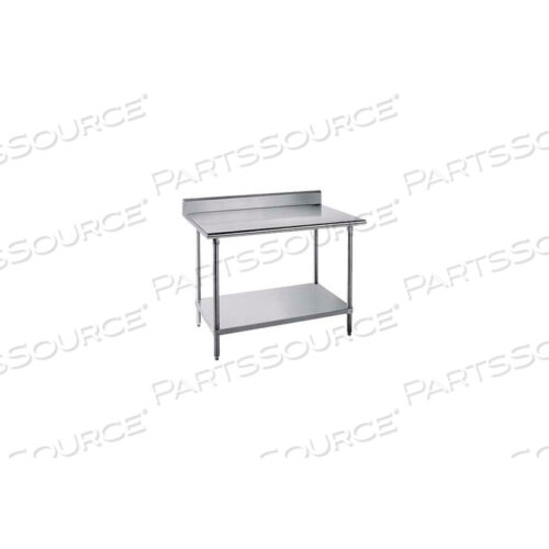 ВЕРСТАК С НИЖНЕЙ ПОЛКОЙ, 16 GA. 304 СЕРИЯ НЕРЖАВЕЮЩАЯ, 5 ФАРТИКУЛОВ, 36 Ш X 24 Г