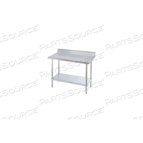 ВЕРСТАК С НИЖНЕЙ ПОЛКОЙ, 16 GA. СЕРИЯ 430, НЕРЖАВЕЮЩАЯ СТАЛЬ, 5 ФАРШИРОВ, 72 ШX30 Г