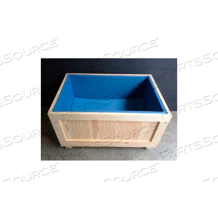 OEM#: WCF-363630ДЕРЕВЯННЫЙ ЯЩИК С 1 ПОЛИЭТИЛЕНОВОЙ ВСПЕНЕННОЙ ПОДКЛАДКОЙ, ДВУСТОРОННИЙ ВХОД, 36 Д X 36 Ш X 30 В от Arrow Crate Packaging