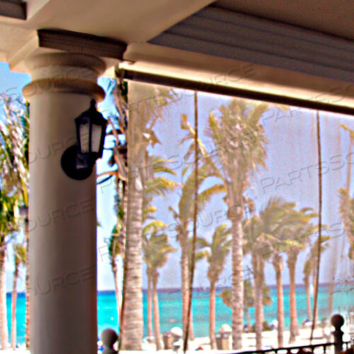 СИЛЬНЫЙ СОЛНЕЧНЫЙ ЭКРАН С НАПРАВЛЯЮЩИМИ 10W X 4D X 10H TAN