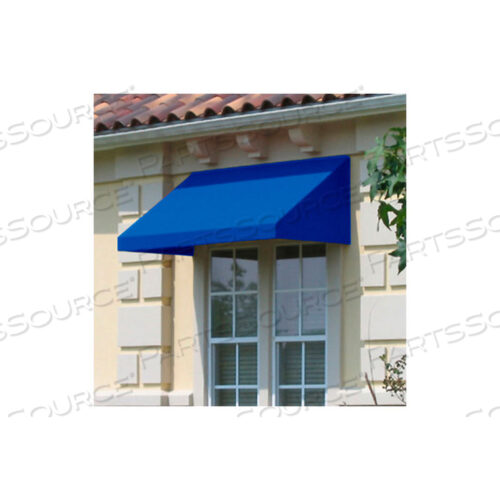 WINDOW/ENTRY AWNING 3-3/8W X 3-11/16H X 2D BRIGHT BLUE
