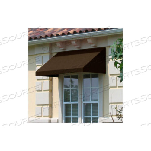 НАВЕС НА ОКНО/ВХОД 3-3/8Ш X 3-11/16В X 2D КОРИЧНЕВЫЙ