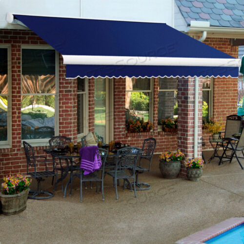 ВЫДВИЖНОЙ ТЕНТ ЛЕВЫЙ МОТОР 12W X 10D X 10H ТЕМНО-СИНИЙ