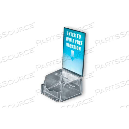 OEM#: 206006 МАЛЕНЬКАЯ ЛИТАЯ КОРОБКА ДЛЯ ПРЕДЛОЖЕНИЙ С КАРМАНОМ, 5,5 X 3,5, АКРИЛОВАЯ, 1 ШТ. от Azar International